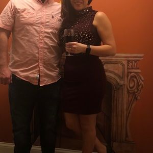 Color is Burgundy